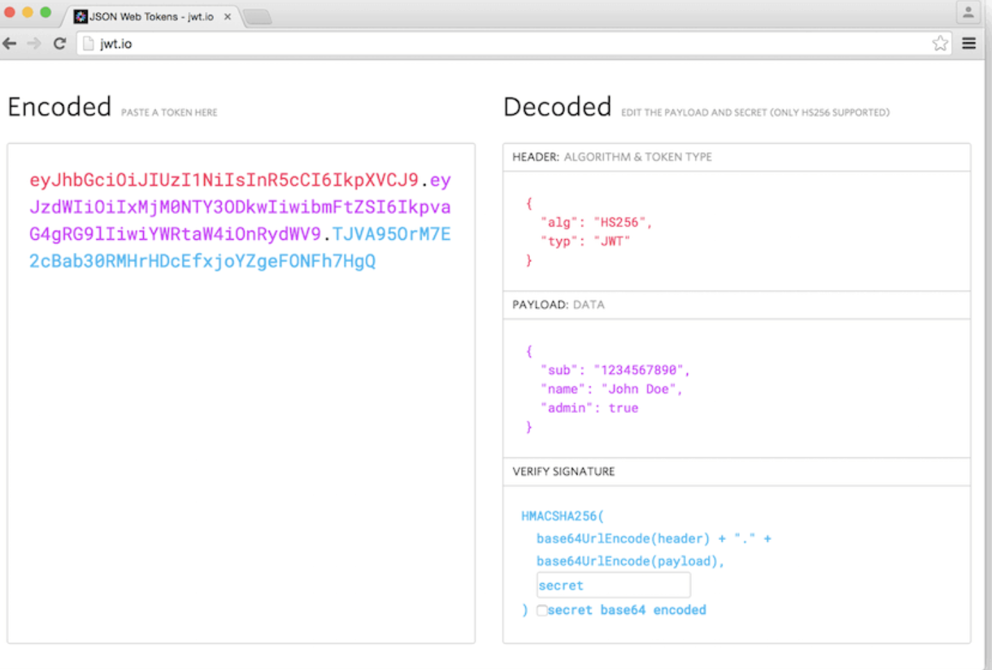 jwt sample
